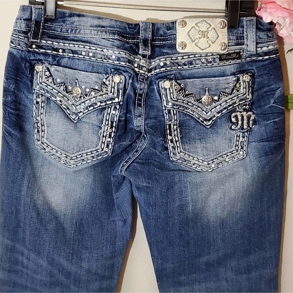 MISS‎ me studded bootcut jeans size 30 - Picture 1 of 9
